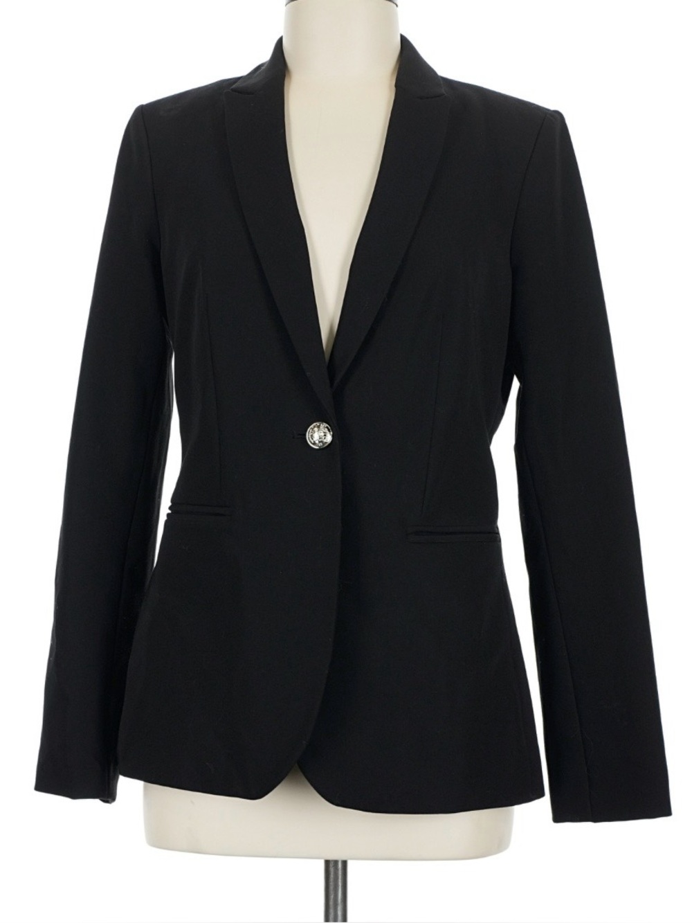 Tommy Hilfiger Blazer Jacket • silver button • Black • Size 2